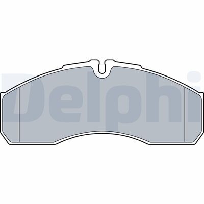 Brake Pad Set, disc brake DELPHI LP3541