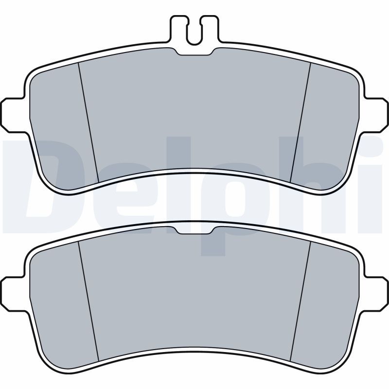 DELPHI LP3542 Brake Pad Set, disc brake