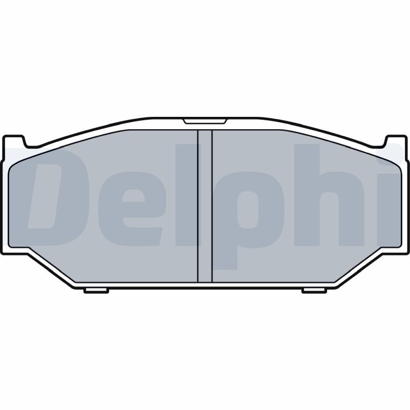 DELPHI LP3544 Brake Pad Set, disc brake