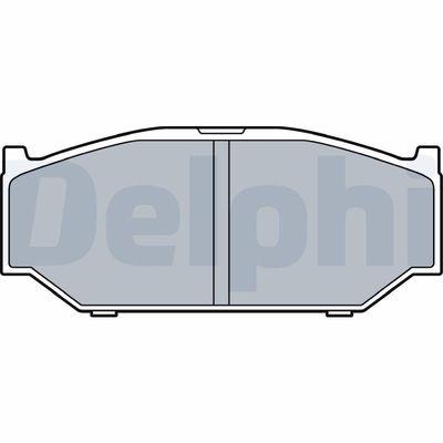 Brake Pad Set, disc brake DELPHI LP3544