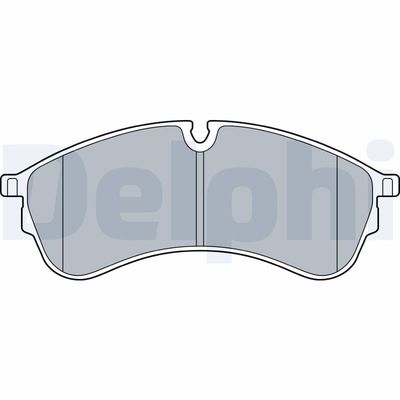Brake Pad Set, disc brake DELPHI LP3545