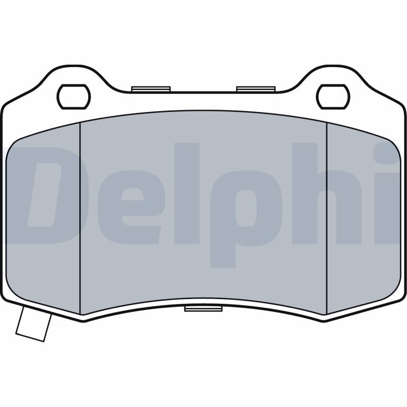 DELPHI LP3547 Brake Pad Set, disc brake