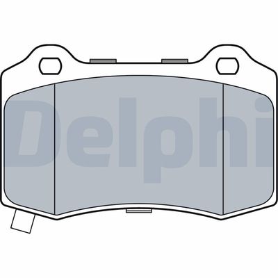 Brake Pad Set, disc brake DELPHI LP3547