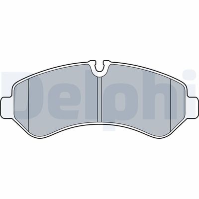Brake Pad Set, disc brake DELPHI LP3548