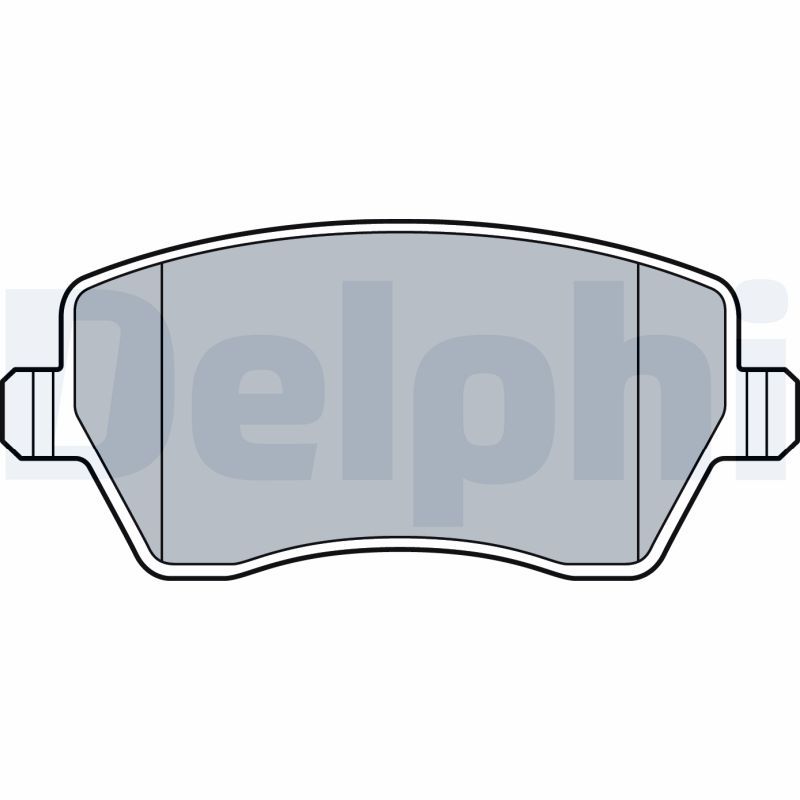 DELPHI LP3550 Brake Pad Set, disc brake