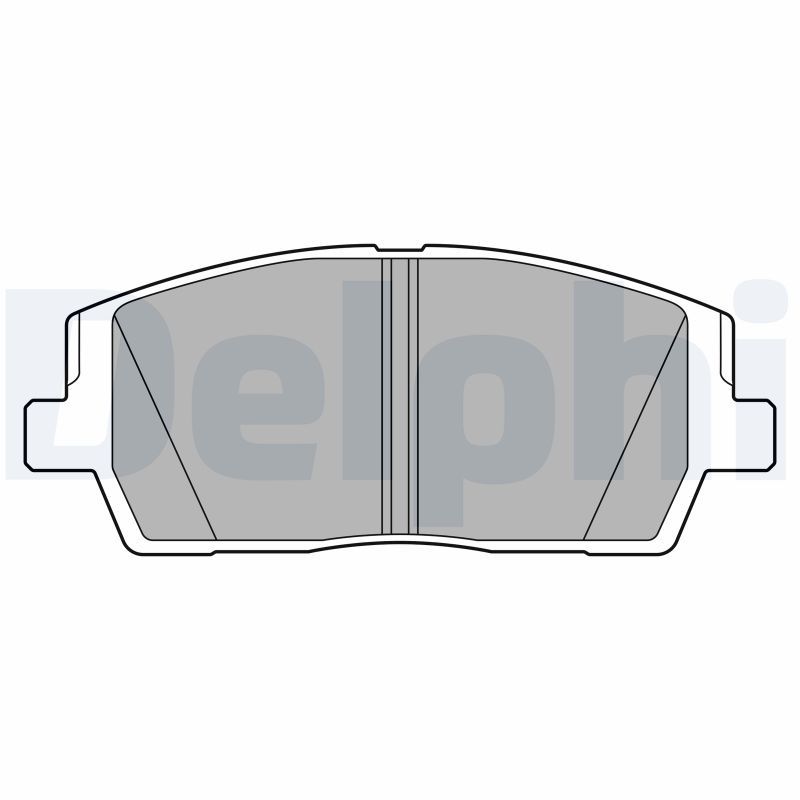 DELPHI LP3552 Brake Pad Set, disc brake