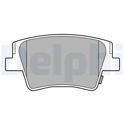 Brake Pad Set, disc brake DELPHI LP3553