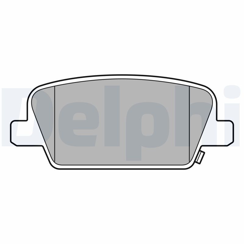 DELPHI LP3554 Brake Pad Set, disc brake