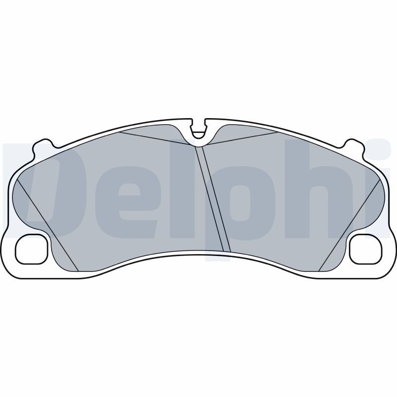 DELPHI LP3570 Brake Pad Set, disc brake
