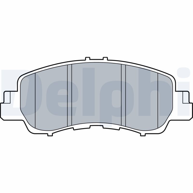 DELPHI LP3571 Brake Pad Set, disc brake