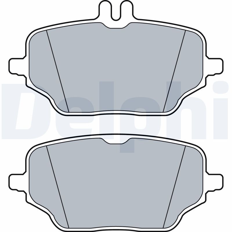 DELPHI LP3572 Brake Pad Set, disc brake