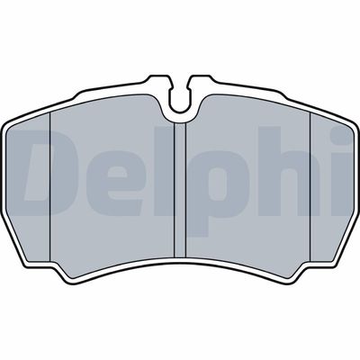 Brake Pad Set, disc brake DELPHI LP3573
