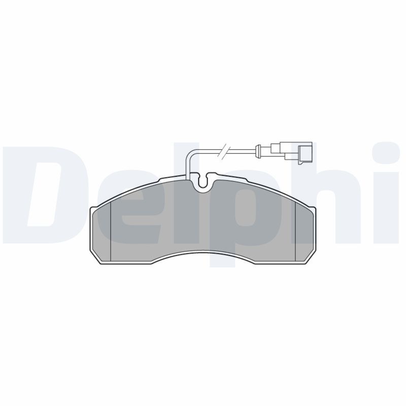 DELPHI LP3574 Brake Pad Set, disc brake