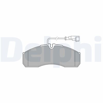 Brake Pad Set, disc brake DELPHI LP3574