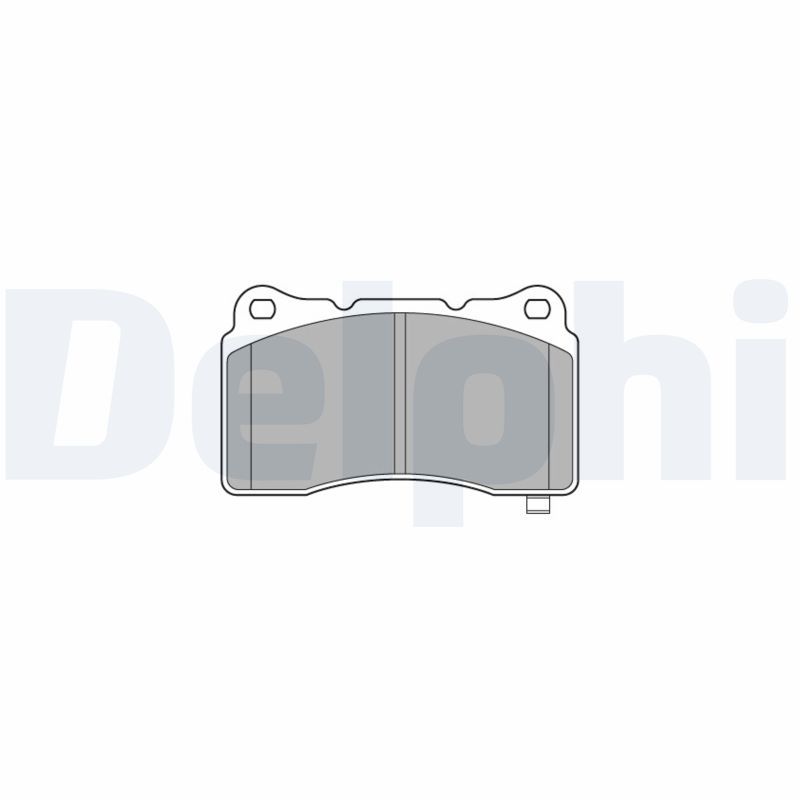 DELPHI LP3575 Brake Pad Set, disc brake