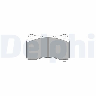 Brake Pad Set, disc brake DELPHI LP3575