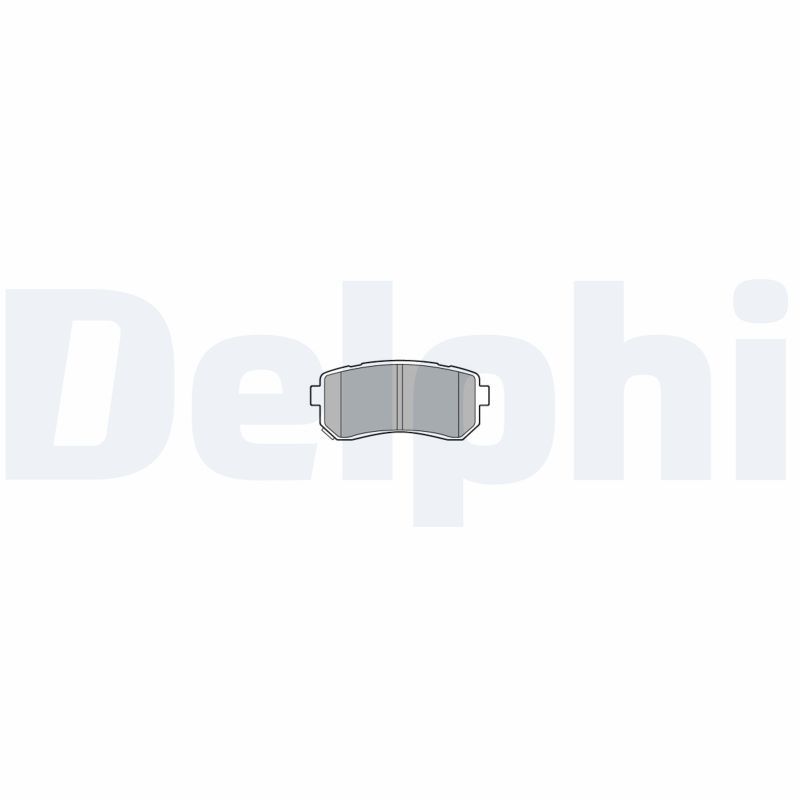 DELPHI LP3576 Brake Pad Set, disc brake