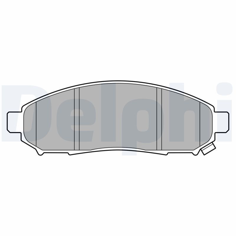 DELPHI LP3578 Brake Pad Set, disc brake