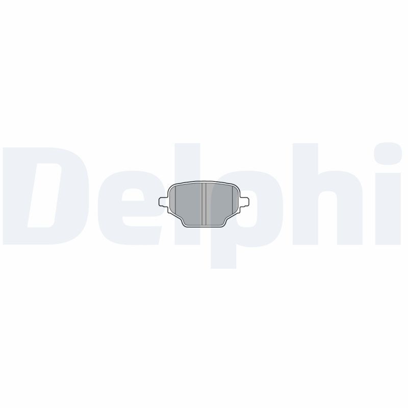 DELPHI LP3580 Brake Pad Set, disc brake