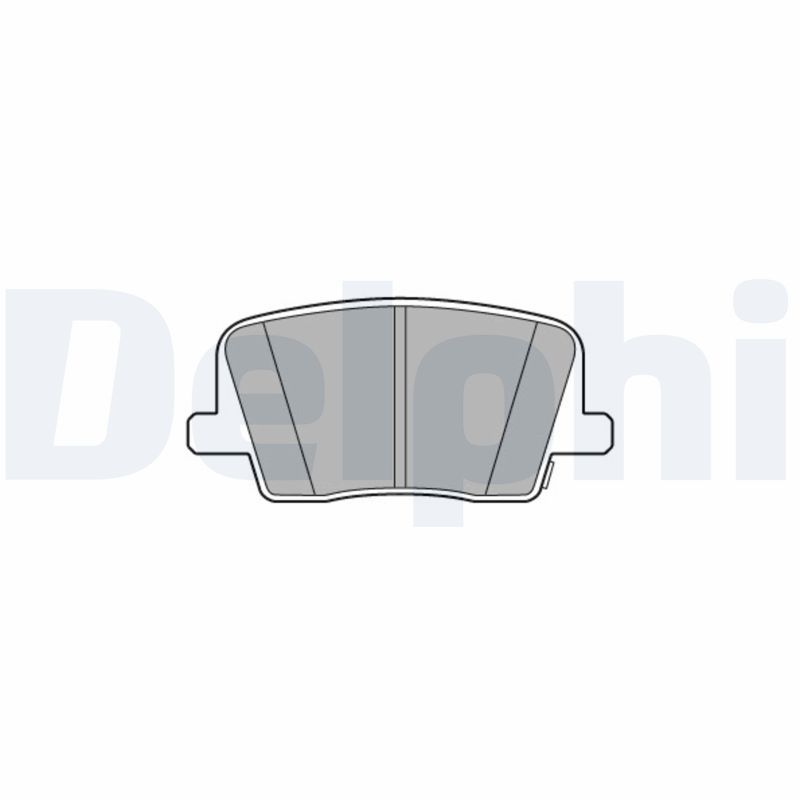 DELPHI LP3581 Brake Pad Set, disc brake