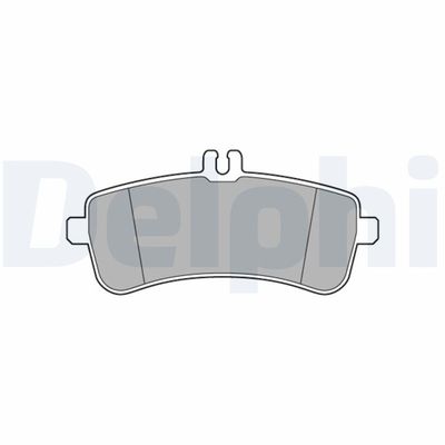 Brake Pad Set, disc brake DELPHI LP3583
