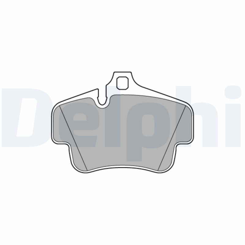 DELPHI LP3586 Brake Pad Set, disc brake