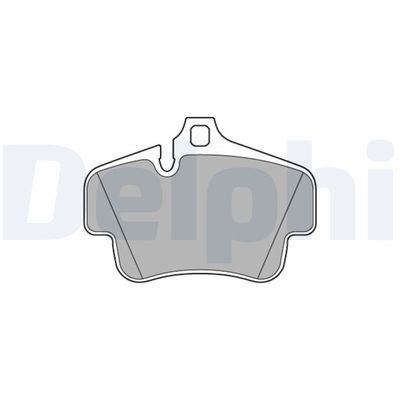 Brake Pad Set, disc brake DELPHI LP3586