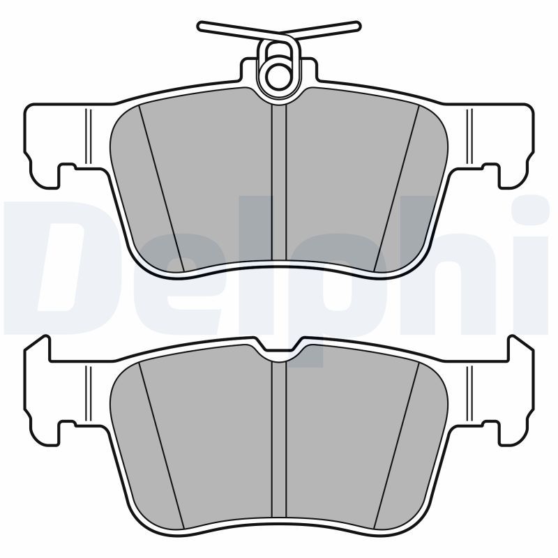DELPHI LP3590 Brake Pad Set, disc brake