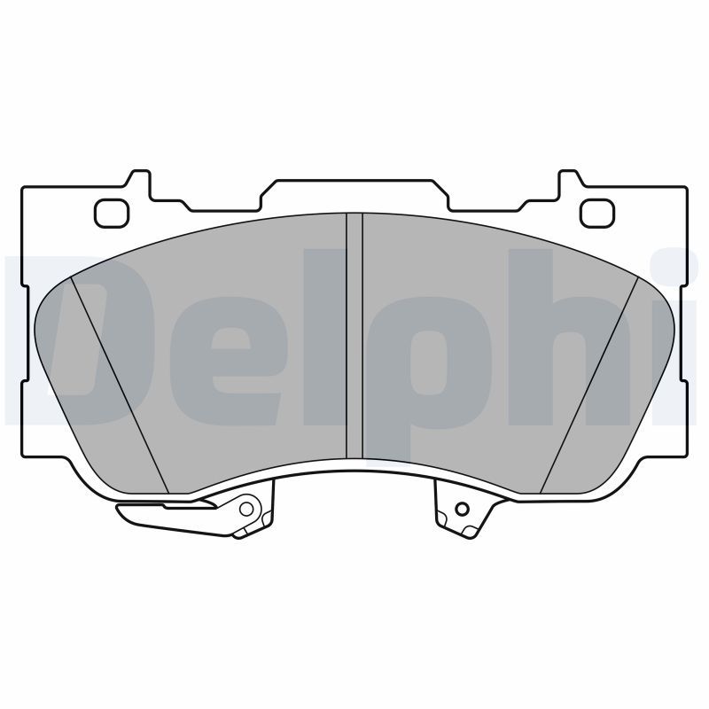 DELPHI LP3592 Brake Pad Set, disc brake