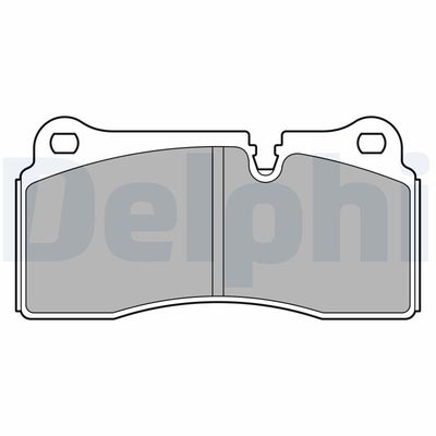 Brake Pad Set, disc brake DELPHI LP3595
