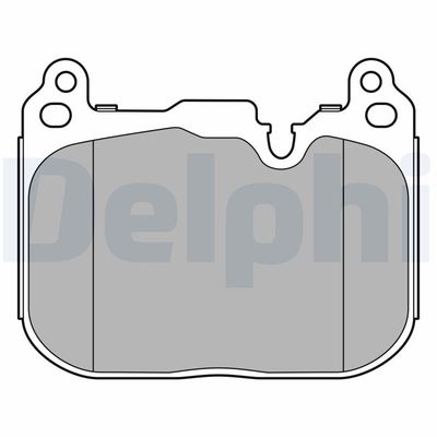 Brake Pad Set, disc brake DELPHI LP3597