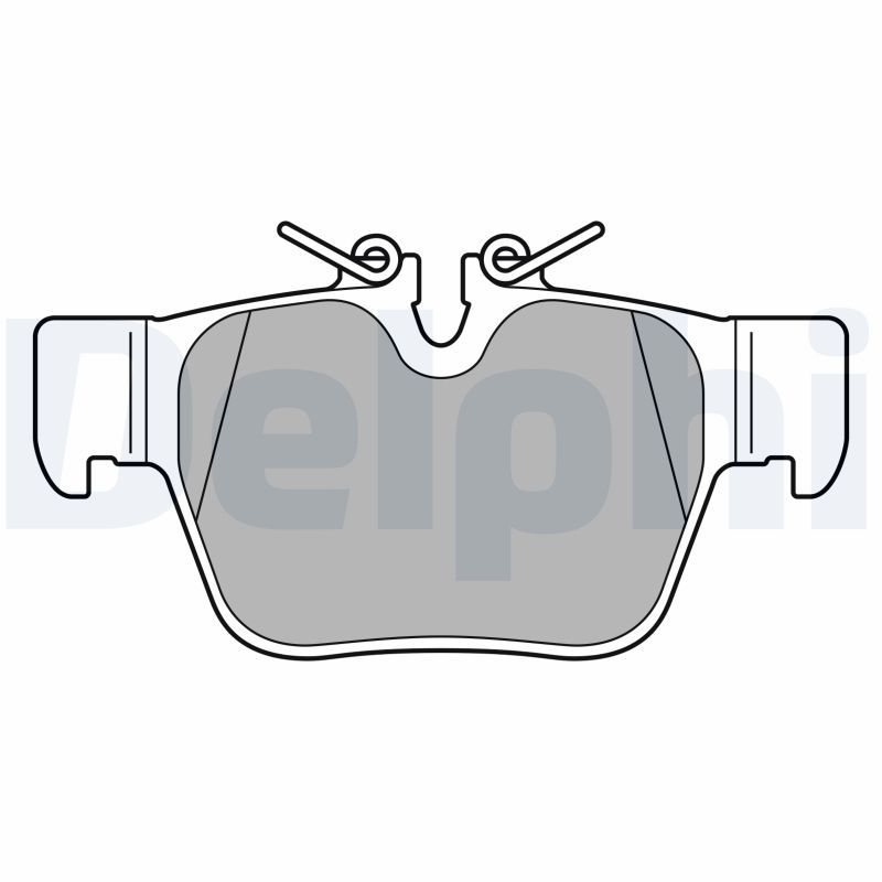 DELPHI LP3598 Brake Pad Set, disc brake