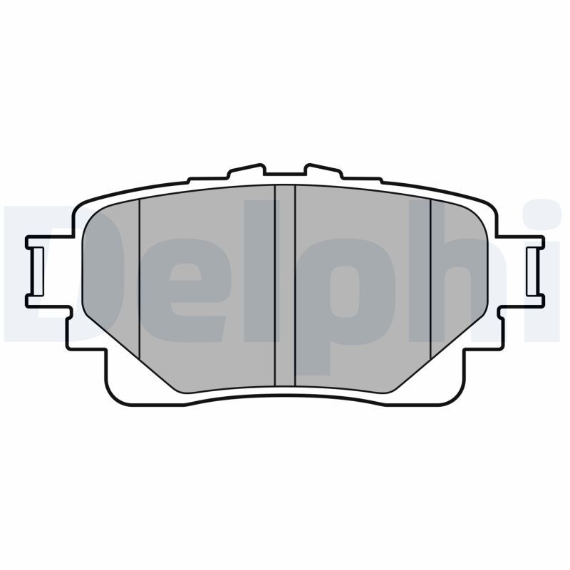 DELPHI LP3599 Brake Pad Set, disc brake