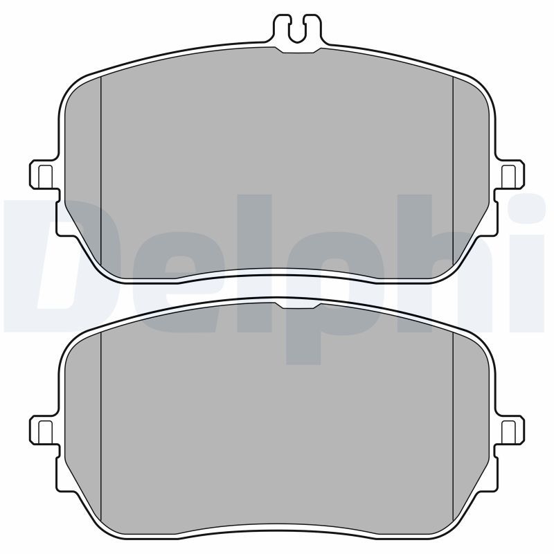 DELPHI LP3603 Brake Pad Set, disc brake