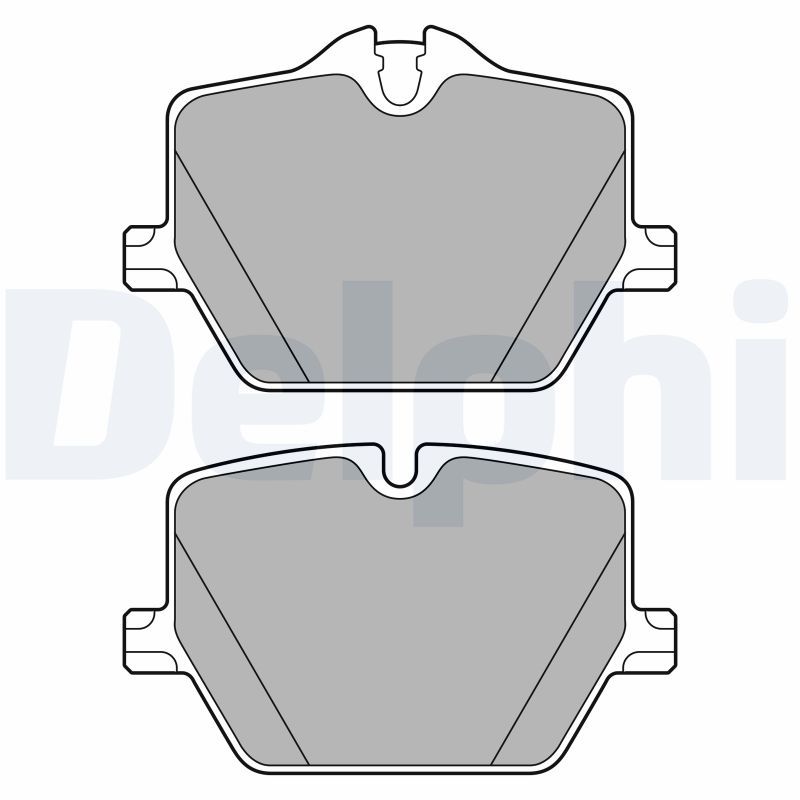 DELPHI LP3604 Brake Pad Set, disc brake