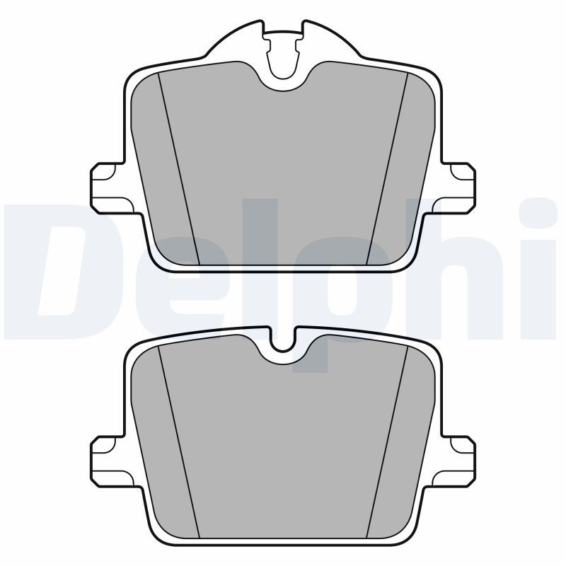 DELPHI LP3605 Brake Pad Set, disc brake