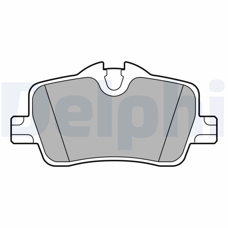 DELPHI LP3606 Brake Pad Set, disc brake