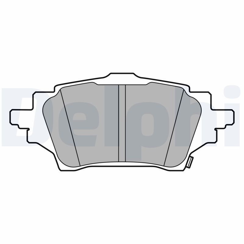DELPHI LP3608 Brake Pad Set, disc brake