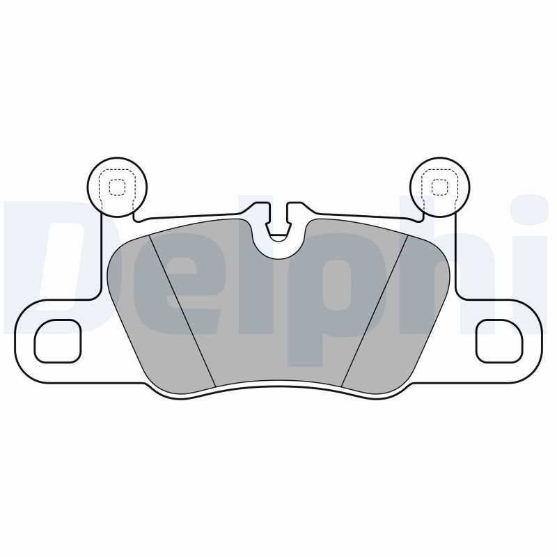 DELPHI LP3614 Brake Pad Set, disc brake