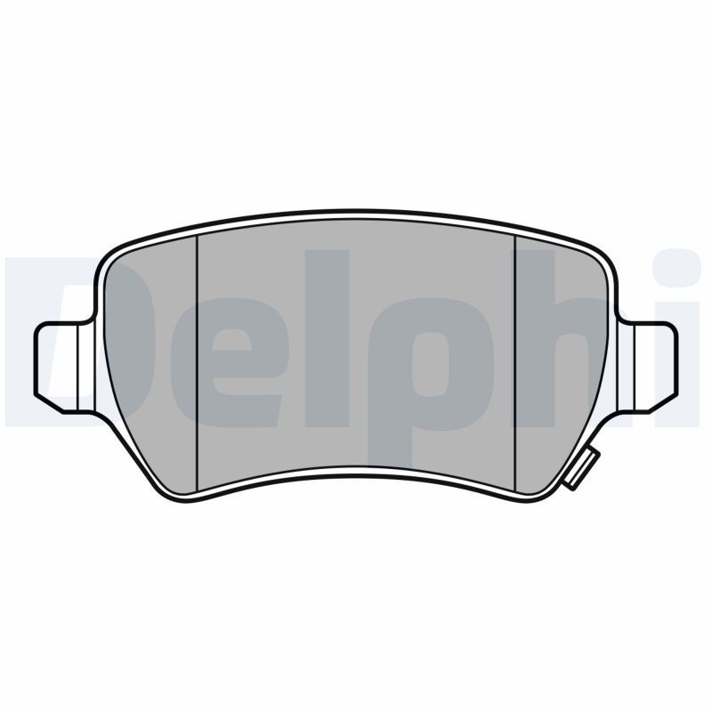 DELPHI LP3615 Brake Pad Set, disc brake