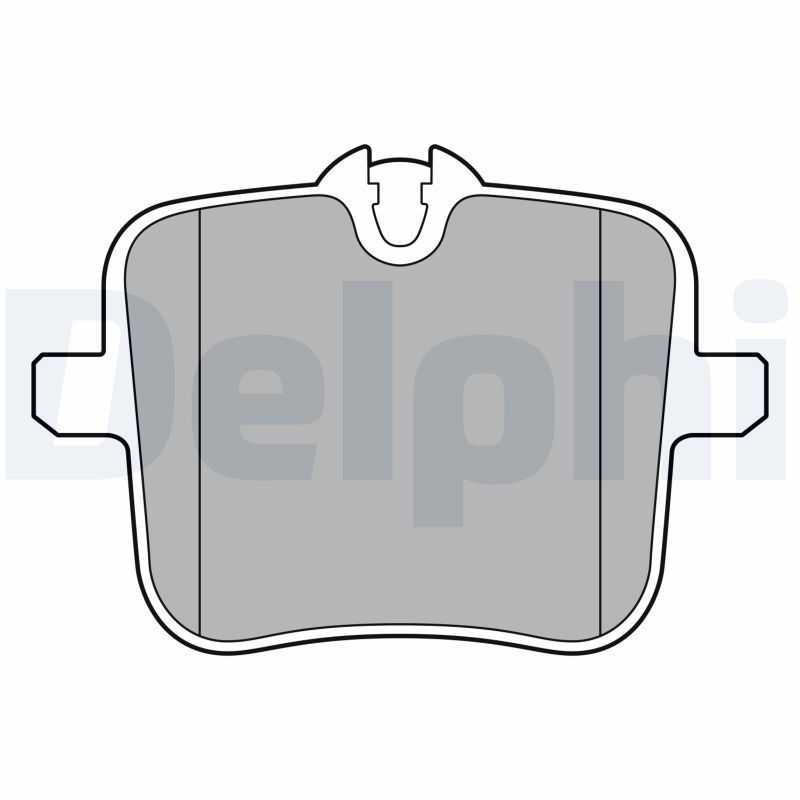 DELPHI LP3617 Brake Pad Set, disc brake