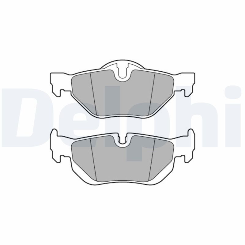 DELPHI LP3618 Brake Pad Set, disc brake