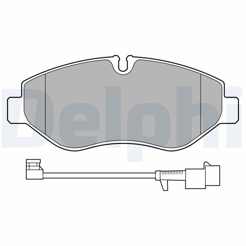 DELPHI LP3621 Brake Pad Set, disc brake