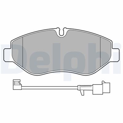Brake Pad Set, disc brake DELPHI LP3621