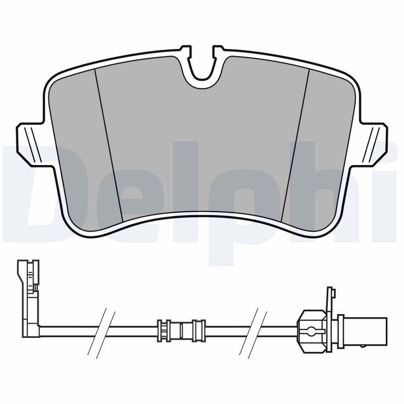 DELPHI LP3625 Brake Pad Set, disc brake
