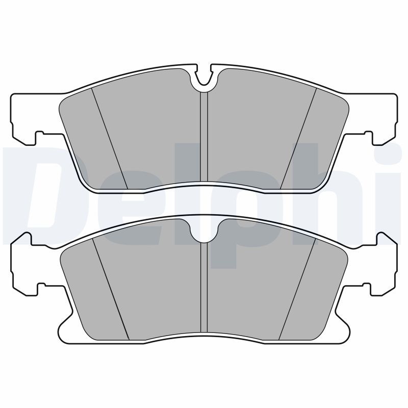 DELPHI LP3628 Brake Pad Set, disc brake