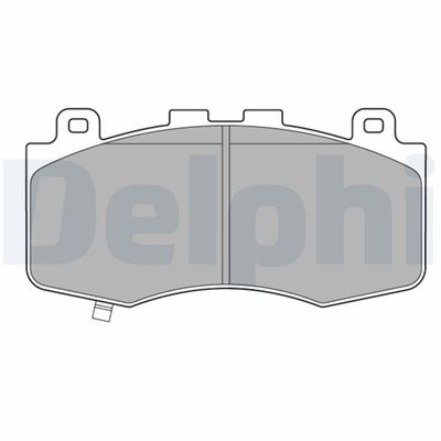 Brake Pad Set, disc brake DELPHI LP3631