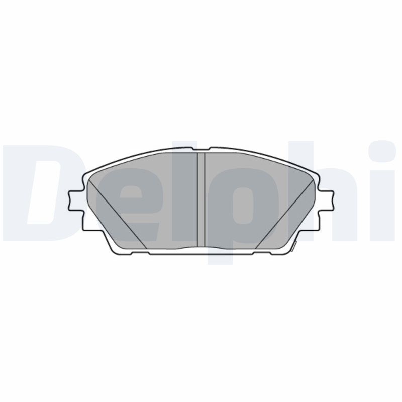 DELPHI LP3632 Brake Pad Set, disc brake