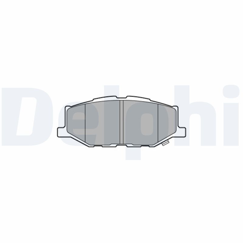 DELPHI LP3637 Brake Pad Set, disc brake