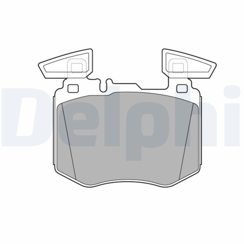 DELPHI LP3642 Brake Pad Set, disc brake